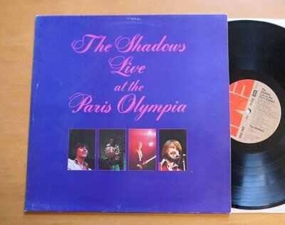 The Shadows Live At The Paris Olympia 1975 EX Vinyl EMC 3095