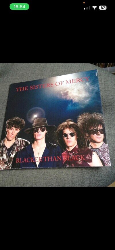 The Sisters of Mercy - Blacker Than Black LP (Punk Goth Rock) PURPLE VINYL 2025