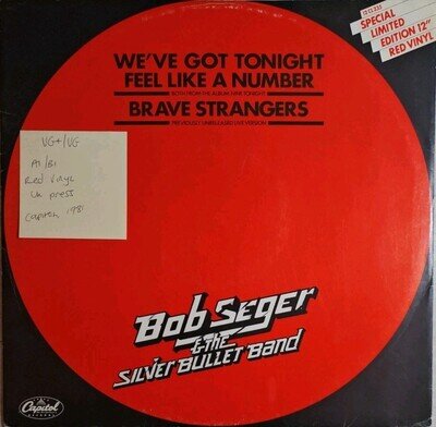 Bob Seger & The Silver Bullet Band We've Got Tonight Vinyl Record VG+/VG 12CL235