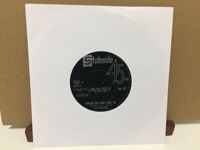 THE SUPREMES WHERE DID OUR LOVE GO 7" VINYL RECORD 1964