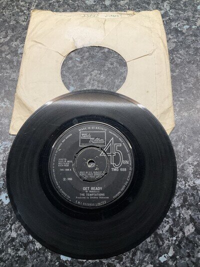 Vintage 1964 The Temptations My Girl 7inch Vinyl Single Tested Good Condition