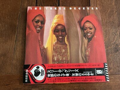 The Three Degrees Self Titled Japanese Vinyl LP + OBI 1973 ECPM-46-PH Soul Funk