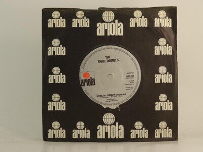 THE THREE DEGREES GIVING UP GIVING IN (76) 2 Track 7" Single including Company S