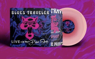 Blues Traveler Live At The Print Shop Pink Colored Vinyl LP Hand Numbered /1000