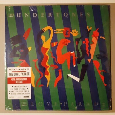 The Undertones Green Vinyl New Factory Sealed Promo sticker Feargal Sharkey Punk