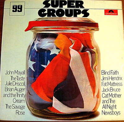 Various Artists - Supergroups Vol 1 Vinyl LP, 1st Press, Very Good Vinyl Rare LP