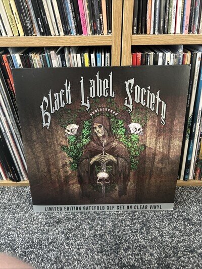 Black Label Society Unblackened 3LP Clear Vinyl Used
