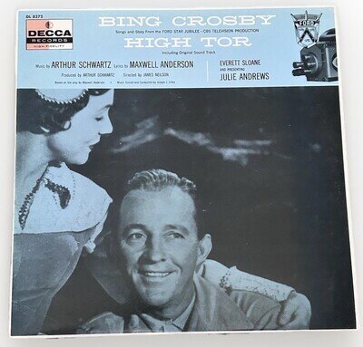 High Tor LP Bing Crosby Julie Andrews 1956 Decca DL 8272 Rare Vinyl - EX/EX