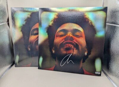 The Weeknd After Hours Signed Autograph Holographic Vinyl