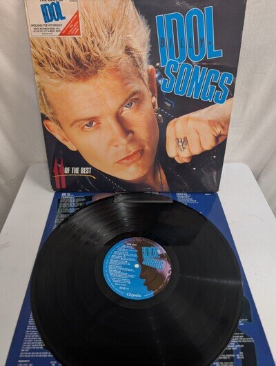 11 OF BEST By BILLY IDOL Vinyl Album With Bonus Record (BILTVD 1) CG M29