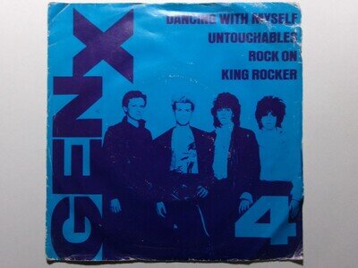 GENERATION X DANCING WITH MYSELF EP CHRYSALIS CHS 2488 BILLY IDOL GEN X PUNK