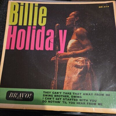 Billie Holiday “They Can't Take That Away From Me” 4 track vinyl EP BR 374 VG+