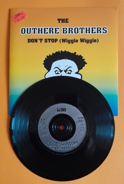 The Outhere Brothers 7-inch vinyl Don't Stop (Wiggle Wiggle) IMMACULATE