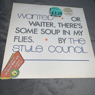 The Style Council Wanted 12" Vinyl , A1 First Press UK, comes with inner sleeve