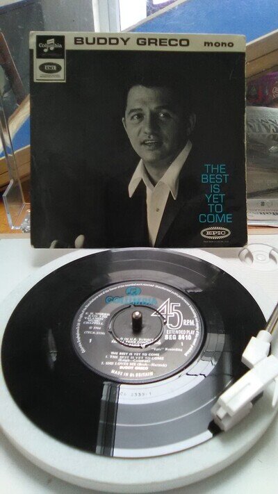 Buddy Greco: The Best Is Yet To Come 7" Vinyl 4 Track Mono EP - 694/24
