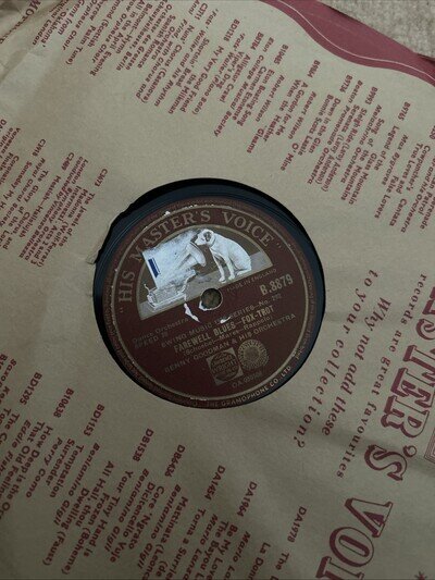 His Masters Voice 78 RPM Benny Goodman and His Orchestra 8879 Farewell Blues