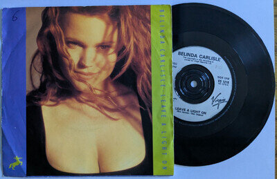Belinda Carlisle – Leave A Light On (1989 EX 7" Vinyl)