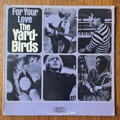 THE YARDBIRDS - For Your Love LP 1965 US Epic LN 24167 RARE Mono First Pressing