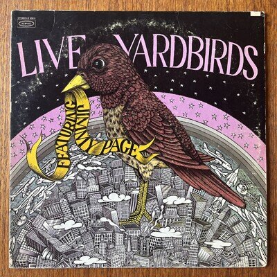 THE YARDBIRDS - Live Yardbirds (Featuring Jimmy Page) LP 1971 US Epic E 30615
