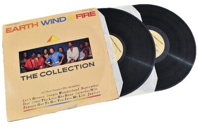 Earth Wind & Fire - The Collection 2xLP Vinyl Best Of Comp Record Album G/EX