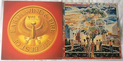 Earth, Wind & Fire ● 2 x UK Vinyl LP's ● The Best Of Vol 1 / Last Days And Time