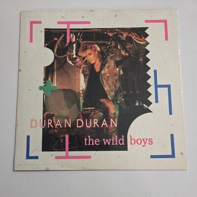 Vg+/Vg Duran Duran - The Wild Boys - 1984 UK vinyl 7" Nick Rhodes, gloss Rare