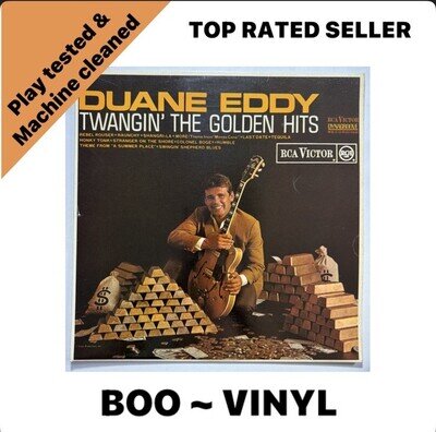 Duane Eddy Twangin’ the Golden Hits Vinyl Lp Mono RD 7689 EX / VG+