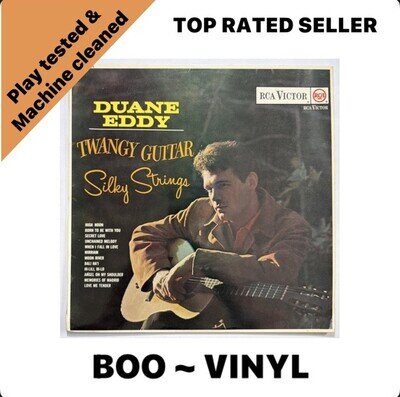 Duane Eddy - Twangy Guitar Silky Strings Uk Lp Vinyl Mono EX / VG+