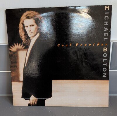 MICHAEL BOLTON - SOUL PROVIDER 1989 UK 1st VINYL LP CBS 465343-1 A1/B1 VG+/VG