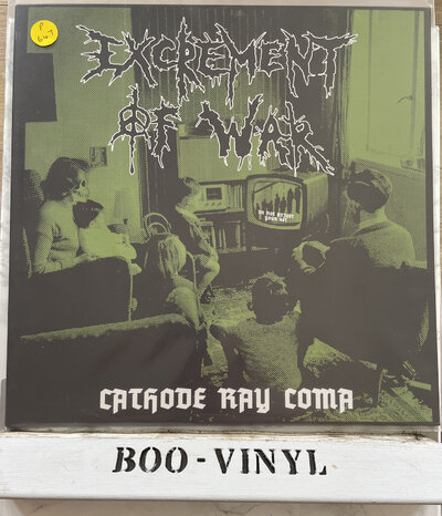Excrement Of War -Cathode Ray Coma punk / hardcore vinyl lp record green NM / NM
