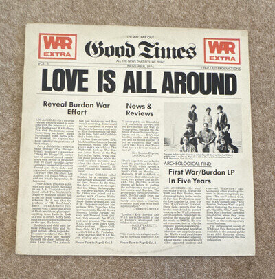 War feat. Eric Burdon Love Is All Around ABC 1976 Stereo LP 12" ABCL 5207