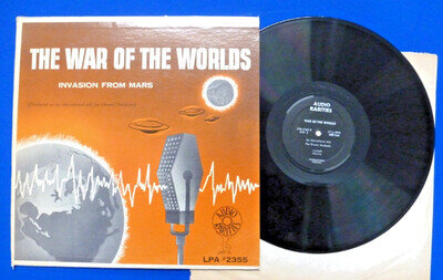 ORSON WELLES-THE WAR OF THE WORLD INVASION FROM MARS LP RADIO SHOW