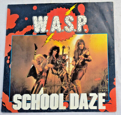 W.A.S.P. WASP "SCHOOL DAZE" RARE 1984 ORIG UK PRESS 12" SINGLE
