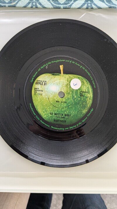 Badfinger No Matter What 1970 Apple 7" Single