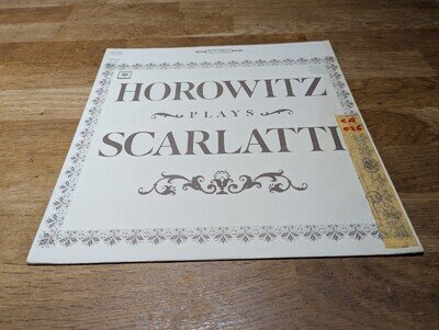 HOROWITZ PLAYS SCARLATTI [Vinyl] LP Columbia MS 6658 Stereo