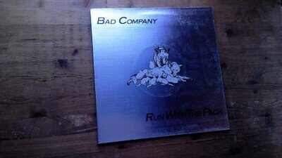 Bad Company Run With The Pack Very Good Vinyl LP Record Album ILPSP 9346