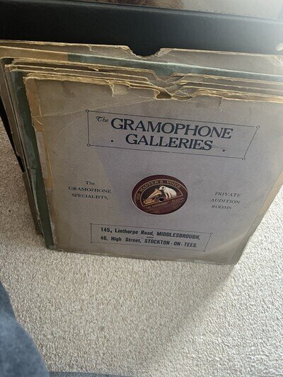 The Masters Voice Rare 1900s Vinyl Records Bundle X 6 And A Columbia Record X 1