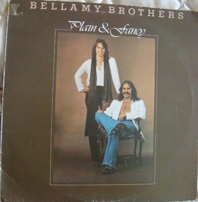 BELLAMY BROTHERS PLAIN & FANCY VINYL LP Warner Bros K 56357