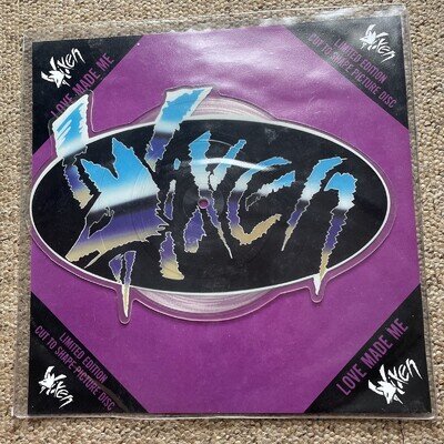 Vixen-Love Made Me 1988 UK Rock Shaped Picture Disc Vinyl Record-limited