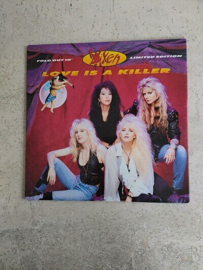 Vixen - Love Is A Killer. VG++/VG++. LTD 10" Three Track EP. 1990. Poster Sleeve