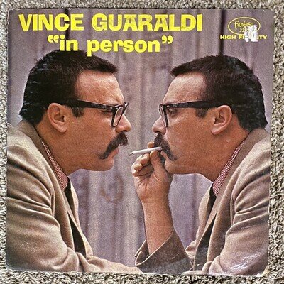 Vince Guaraldi In Person - Fantasy 3352 LP Vinyl Record - Solid VG