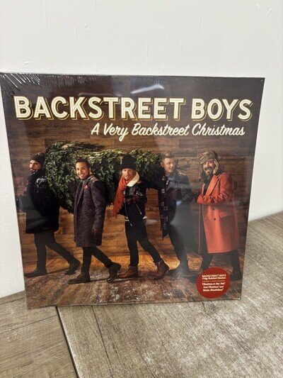 BACKSTREET BOYS - A VERY BACKSTREET CHRISTMAS LP WHITE VINYL *NEW/SEALED*
