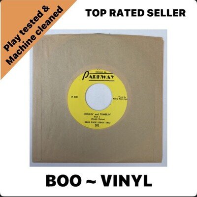 Baby Face Leroy Trio Rollin And Tumblin Parkway 501 Vinyl 7” Record Blues NM