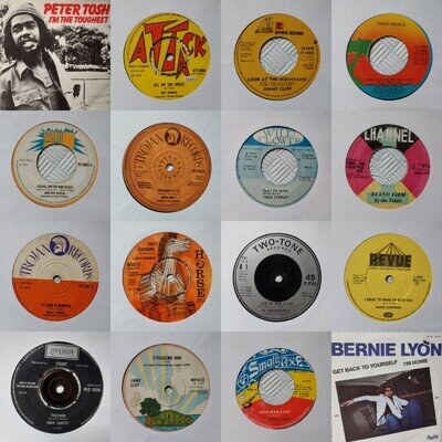 JOB LOT of 20 x 7” 70s,80s and 90s REGGAE JA/UK Singles VARIOUS ARTISTS **011