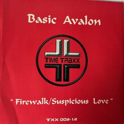 BASIC AVALON 12" VINYL SINGLE 'FIREWALK / SUSPICIOUS LOVE' (TIME TRAXX)