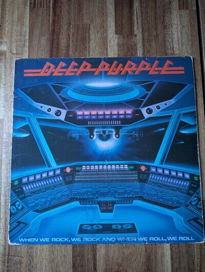 Deep Purple When We Rock LP 1978 Warner PRK3223 US Vinyl VG Sleeve VG