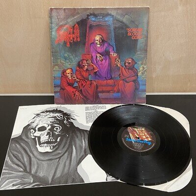 Death Scream Bloody Gore 12” Vinyl LP 1987 UK 2nd Press Death Metal FLAG 12 Rare
