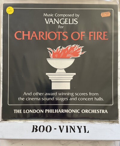 VANGELIS - CHARIOTS OF FIRE LP VINYL LONDON PHILHARMONIC ORCHESTRA EX/VG+