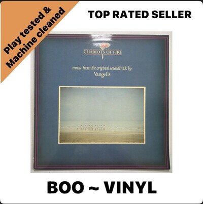 Vangelis - Chariots of Fire Soundtrack lp Vinyl Record EX / VG+
