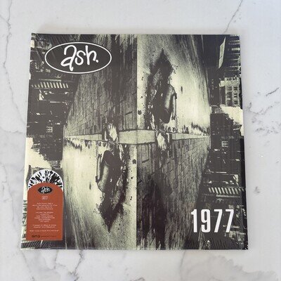 Ash 1977 Black & White Splatter Vinyl LP